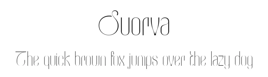 Suorva — Sans Serif Font