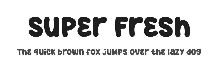 Super Fresh — Script Handwritten Font