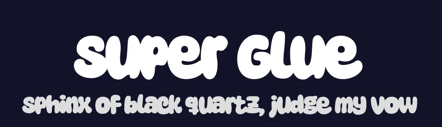 Super Glue — Script Handwritten Font — thumbnail 2