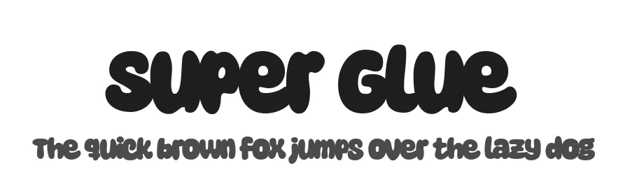 Super Glue — Script Handwritten Font