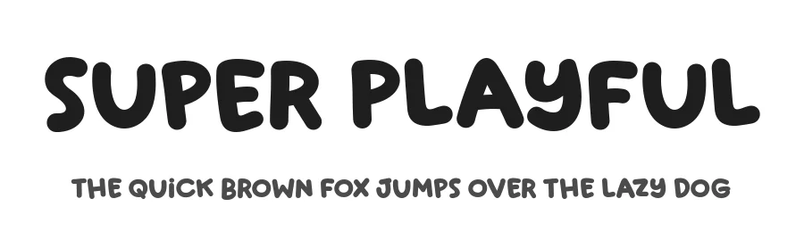 Super Playful — Script Handwritten Font