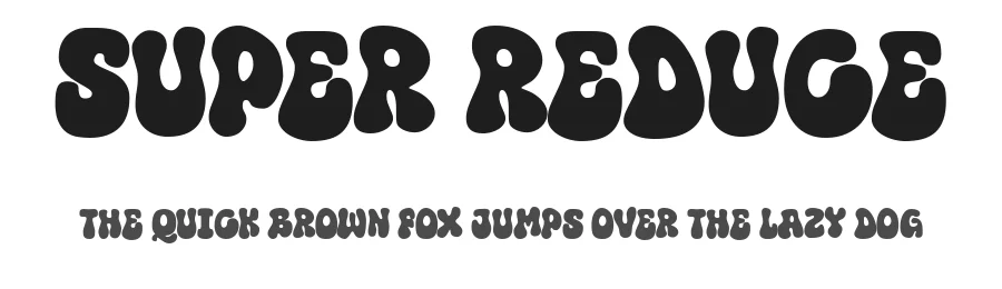 Super Reduce — Script Handwritten Font