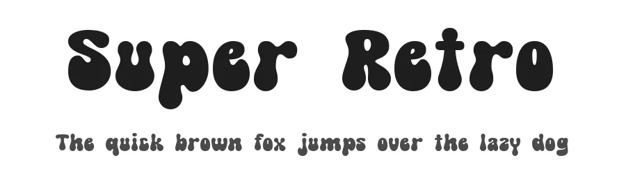 Super Retro by Ragamkata — Display Font