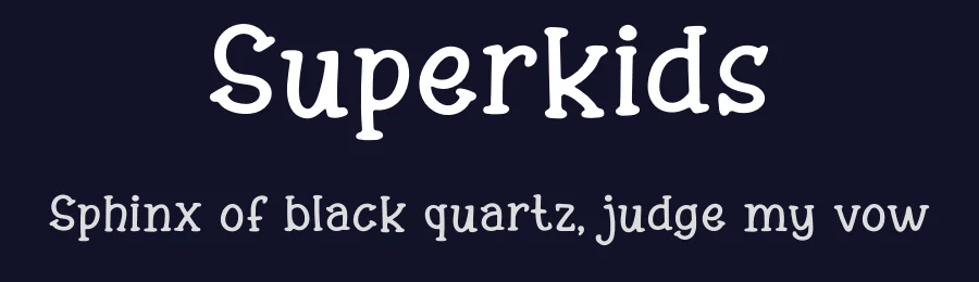 Superkids by Sahirul Puguh — Script Handwritten Font — thumbnail 2
