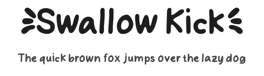 Swallow Kick by MJType (Muhamad Junaid) www.mjtype.com — Script Handwritten Font