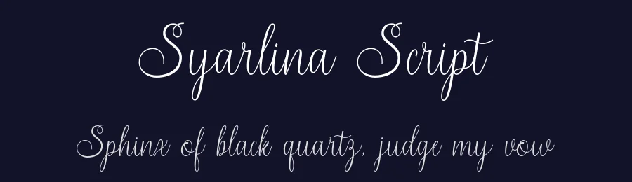 Syarlina Script by Stripes — Script Handwritten Font — thumbnail 2