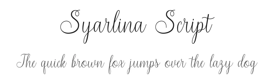 Syarlina Script by Stripes — Script Handwritten Font