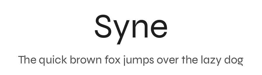Syne by Lucas Descroix โ Sans Serif Font