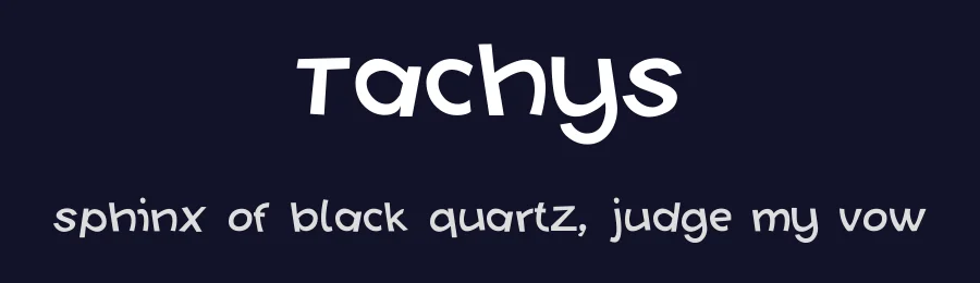 Tachys — Script Handwritten Font — thumbnail 2