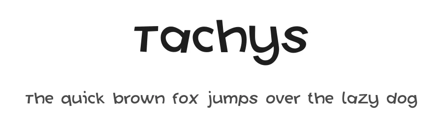 Tachys — Script Handwritten Font