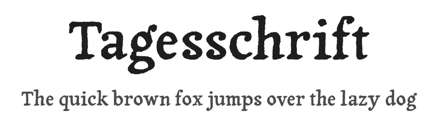 Tagesschrift