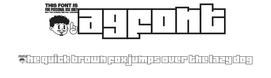 Tagfont — Display Font