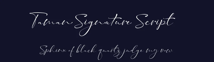 Taman Signature Script by Gilar Studio — Script Handwritten Font — thumbnail 2