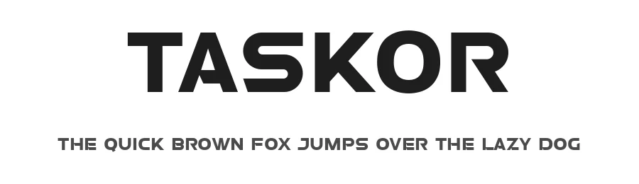 Taskor by Aswangga — Sans Serif Font