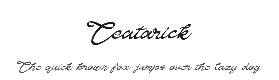 Teatarick by emnazar2009@gmail.com — Script Handwritten Font