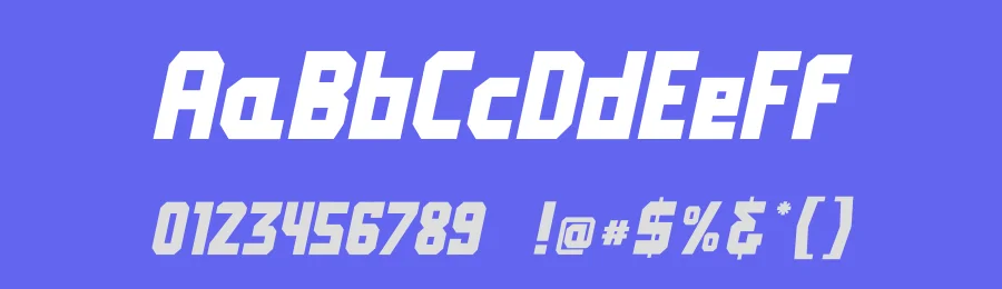 Technobot — Display Font — thumbnail 3