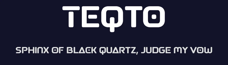 Teqto by Drizy Studio — Display Font — thumbnail 2