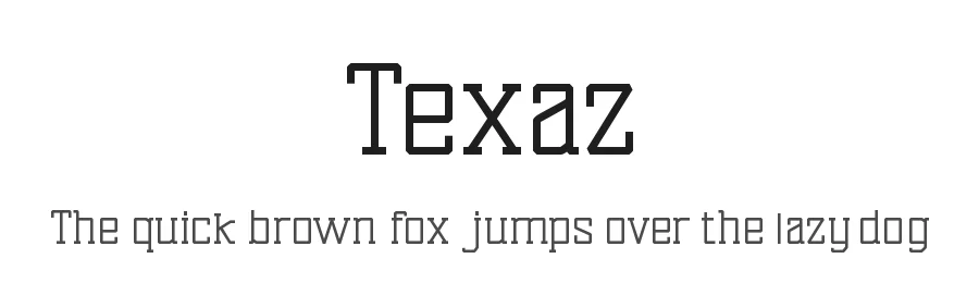 Texaz by Ridwan Fadilah β Serif Font
