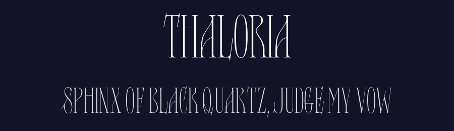 Thaloria by Vera Vinogradova(veragrapes) — Serif Font — thumbnail 2
