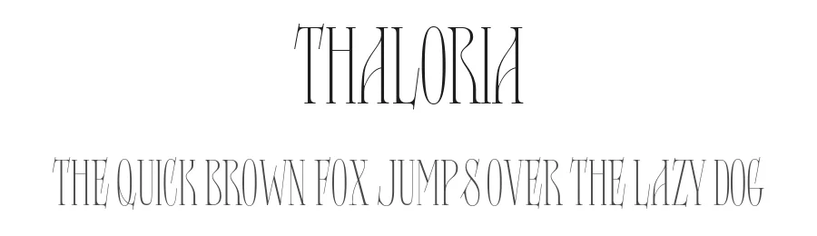 Thaloria by Vera Vinogradova(veragrapes) — Serif Font