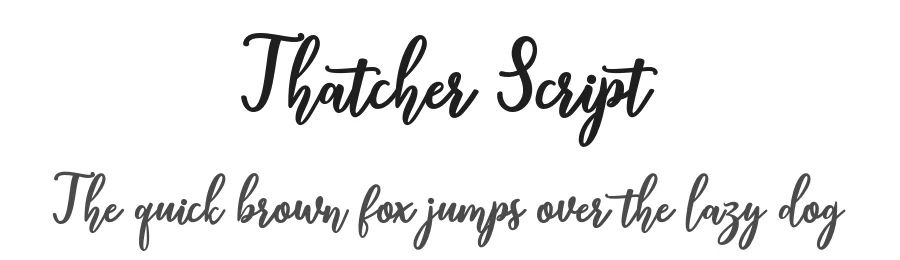 Thatcher Script by Amarlettering_Kamaruddin — Script Handwritten Font