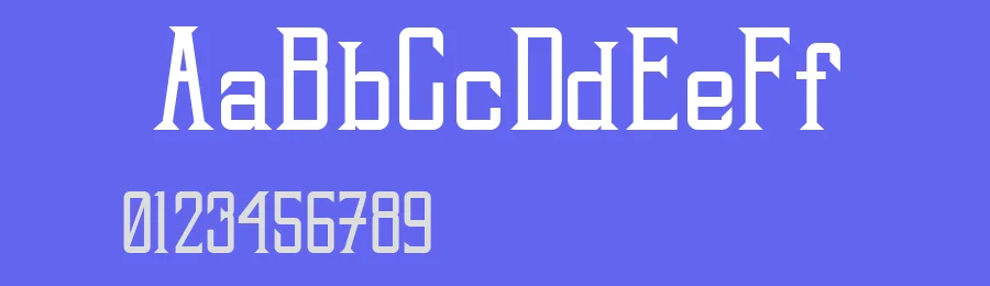 The 1998 — Serif Font — thumbnail 3