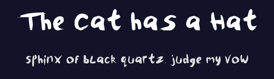The Cat has a Hat — Script Handwritten Font — thumbnail 2