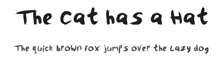 The Cat has a Hat — Script Handwritten Font