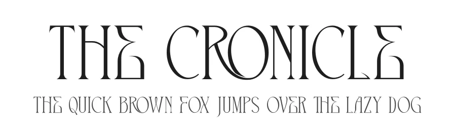 The Cronicle by Heru Utama Putra — Serif Font
