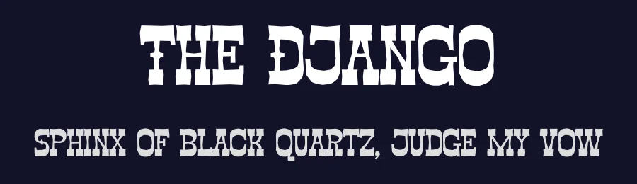 The Django by PINISIART TEAM — Display Font — thumbnail 2