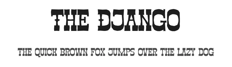 The Django by PINISIART TEAM — Display Font