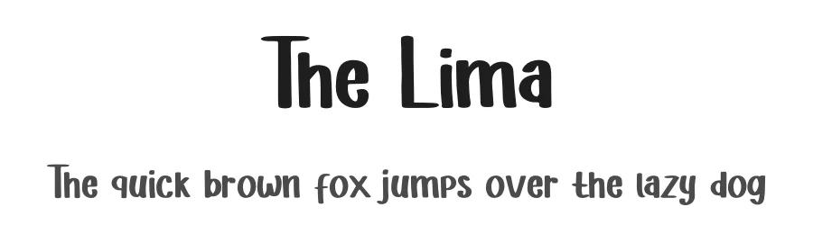 The Lima by Hamber Perdiansyah — Script Handwritten Font