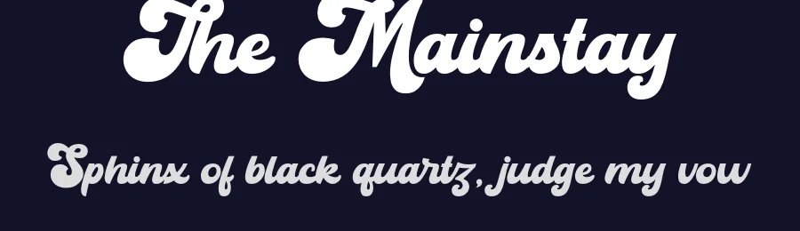 The Mainstay by ahweproject — Script Handwritten Font — thumbnail 2