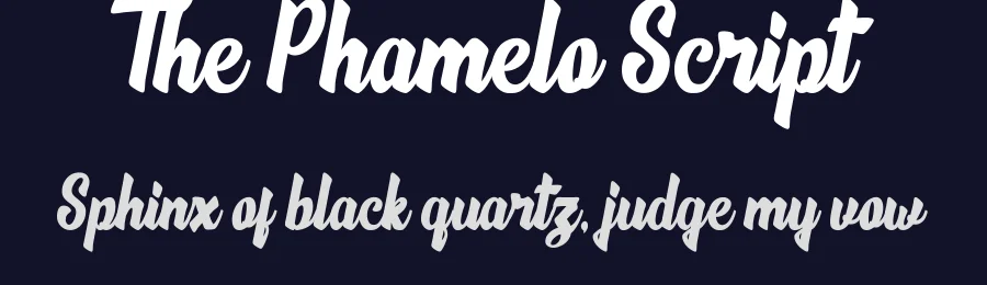 The Phamelo Script by Suandana I Pande Made — Script Handwritten Font — thumbnail 2