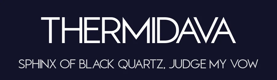 Thermidava by Yusa Putra — Sans Serif Font — thumbnail 2