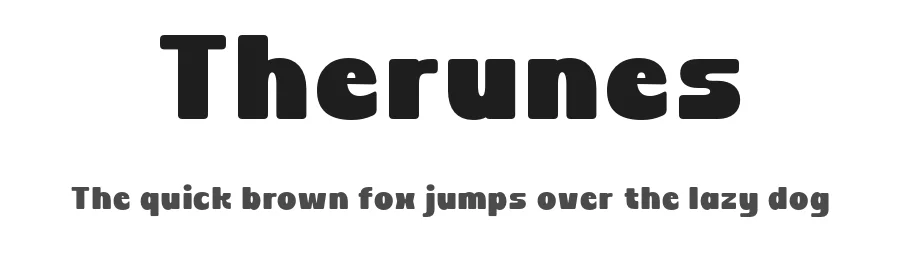 Therunes by Say Studio — Display Font
