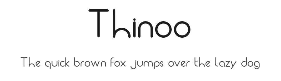 Thinoo — Sans Serif Font