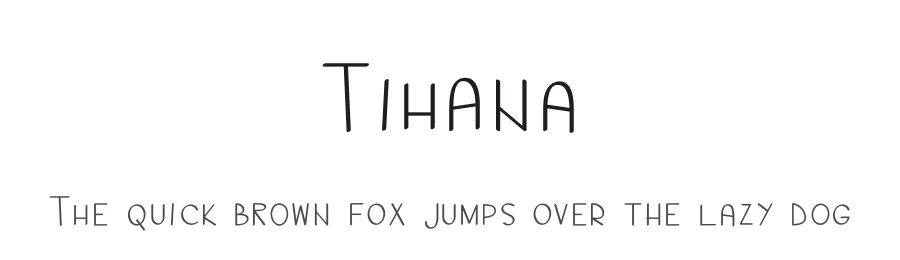 Tihana by Веско Радић — Script Handwritten Font