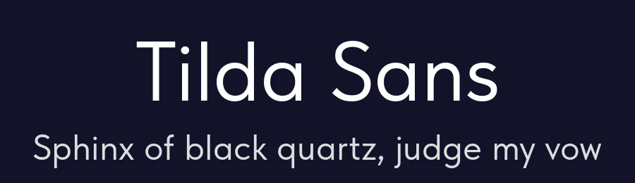 Tilda Sans by ParaType Ltd — Sans Serif Font — thumbnail 2