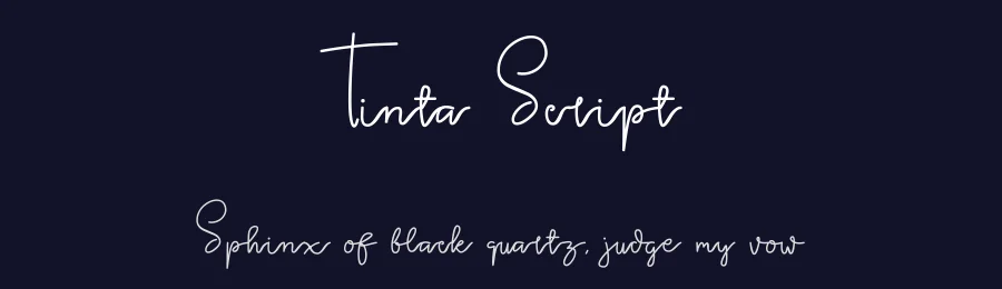Tinta Script — Script Handwritten Font — thumbnail 2