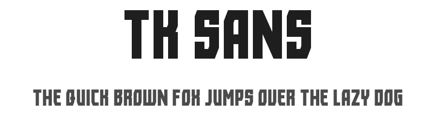 TK Sans