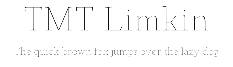 TMT Limkin by Gabriel Drozdov — Sans Serif Font