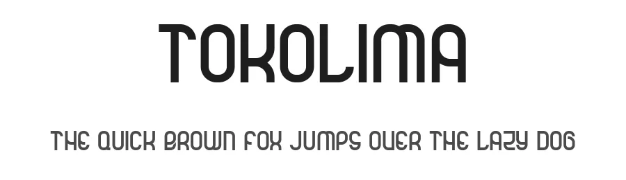 Tokolima by type5 — Display Font