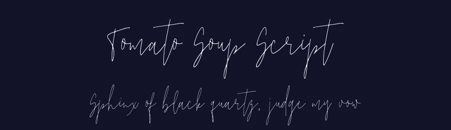Tomato Soup Script by DmitriyChirkov — Script Handwritten Font — thumbnail 2