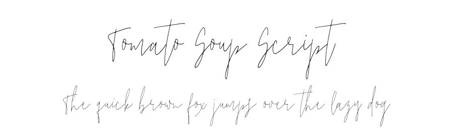 Tomato Soup Script by DmitriyChirkov — Script Handwritten Font