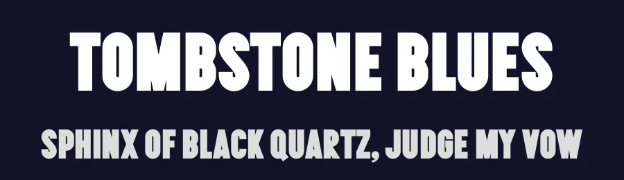 Tombstone Blues by ENSEMBLE — Sans Serif Font — thumbnail 2