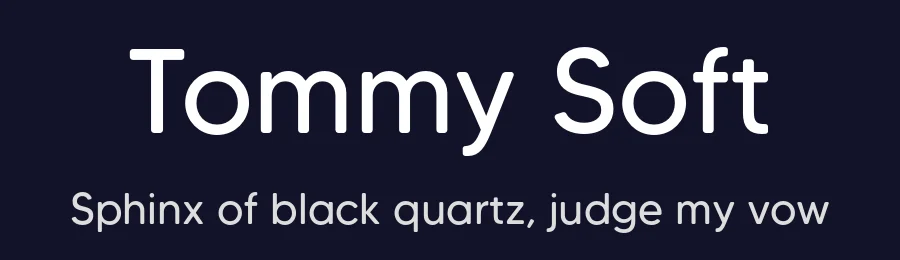 Tommy Soft by MadeType — Sans Serif Font — thumbnail 2