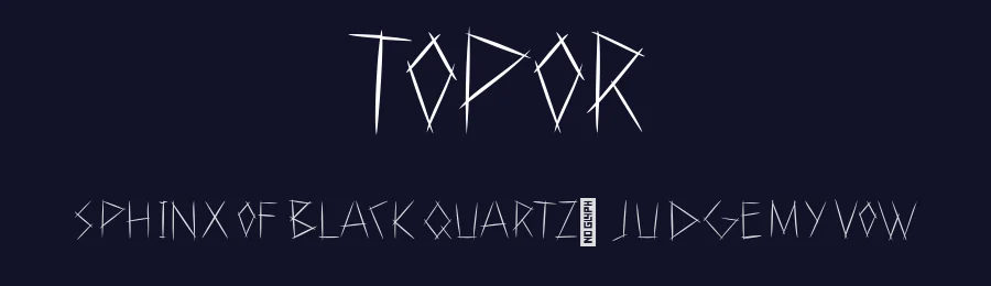 Topor by Stanislav Podoba — Script Handwritten Font — thumbnail 2
