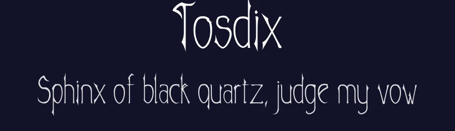 Tosdix by MachTomPo — Script Handwritten Font — thumbnail 2