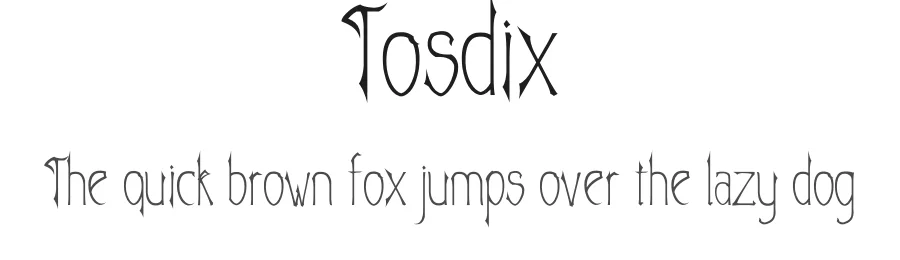 Tosdix by MachTomPo — Script Handwritten Font